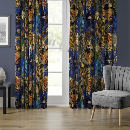 Longcur_Hidden Paradise Midnight1 Hidden Paradise Midnight Curtains