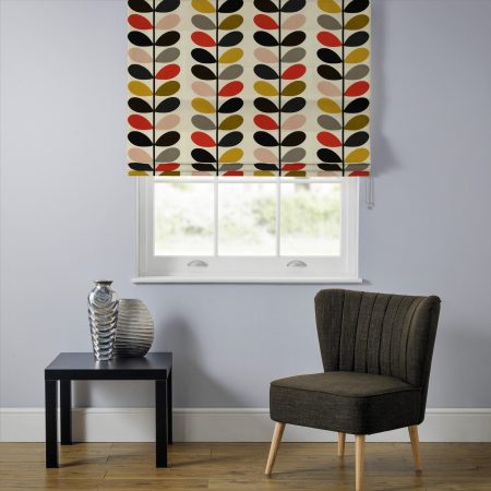 Orla Kiely Multi Stem Tomato Roman Blind
