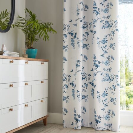 birds and roses blue Cath Kidston Birds and Roses Blue Curtains
