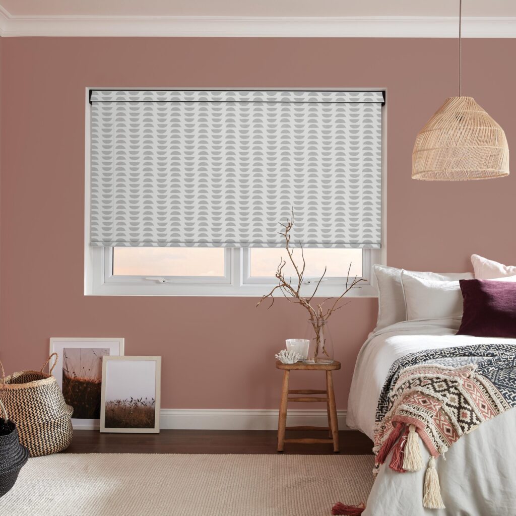 Lunar Silver Moon Roller Blind