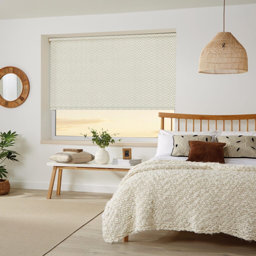 Tribal Driftwood Roller Blind