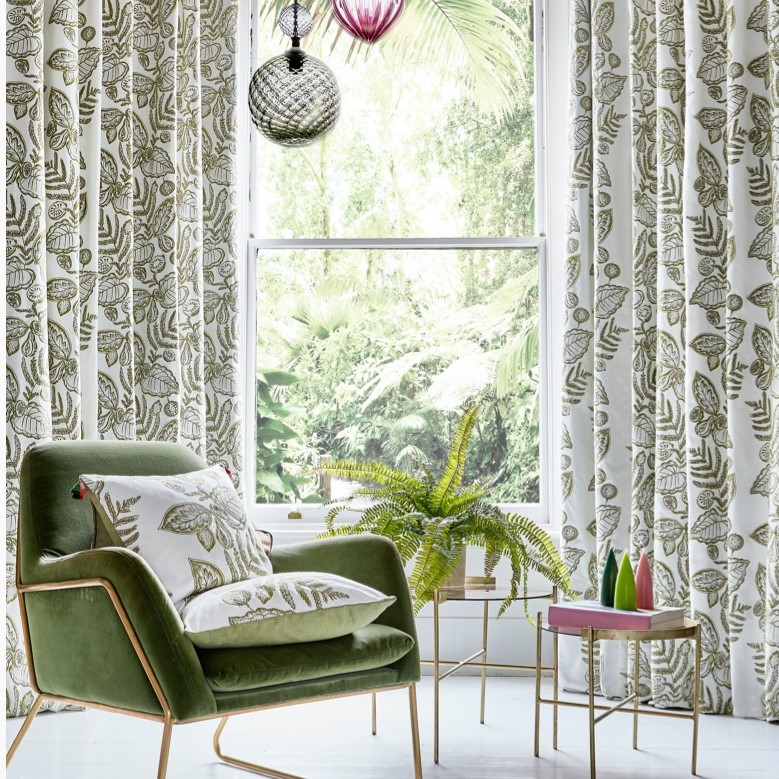 Summer Fruits Lichen Curtains