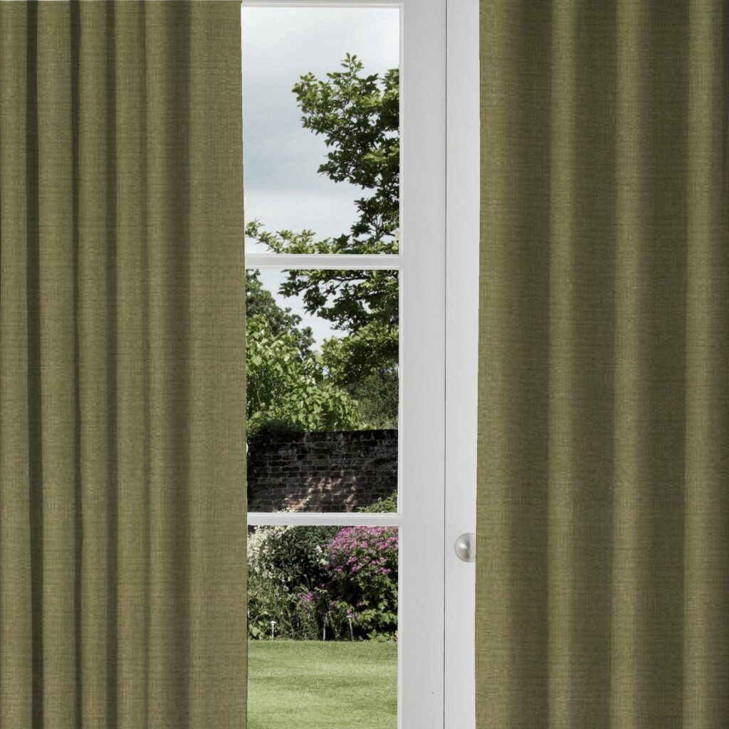 Kirkby Design Sahara 3 Olive Curtain Kirkby Design Sahara 3 Olive Curtain