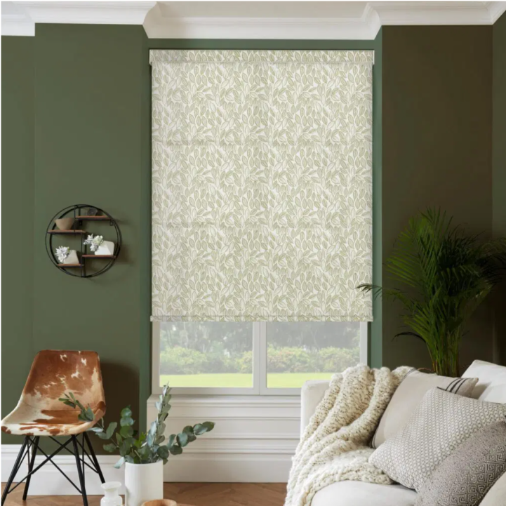 Bay Leaf Pistachio Green Roller Blind