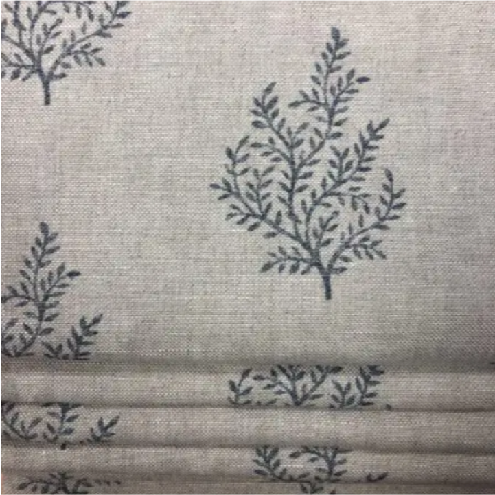 Olivia Mussel Peony & Sage Roman Blind