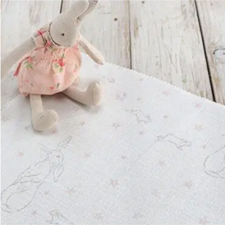 Rabbit All Star Peony & Sage Roman Blind