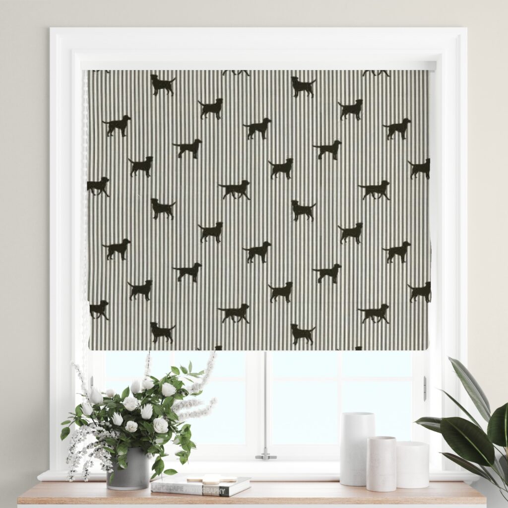 Marley Coal Roman Blind