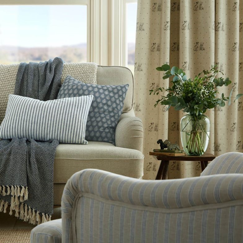 Millie Indigo Curtains