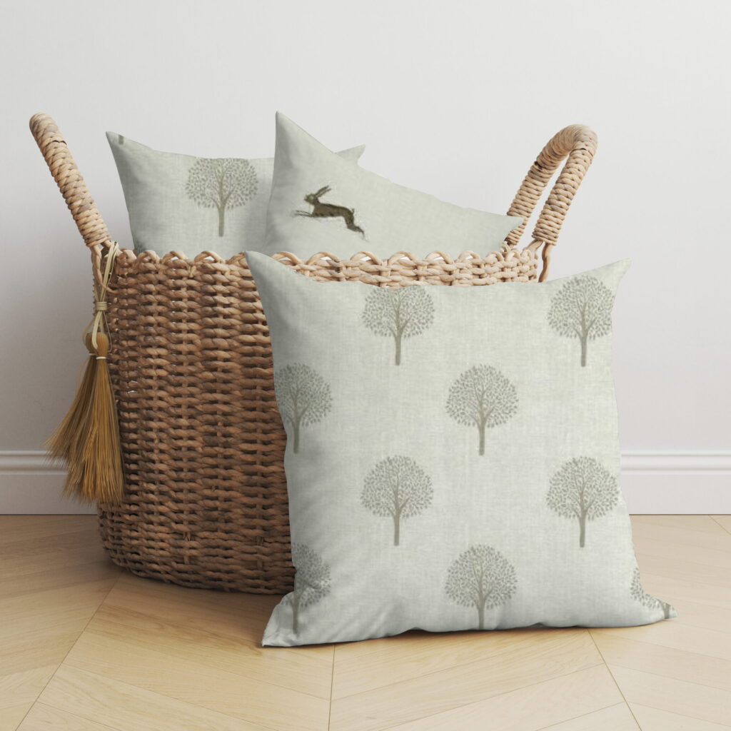 Yew Tree Linen Cushion