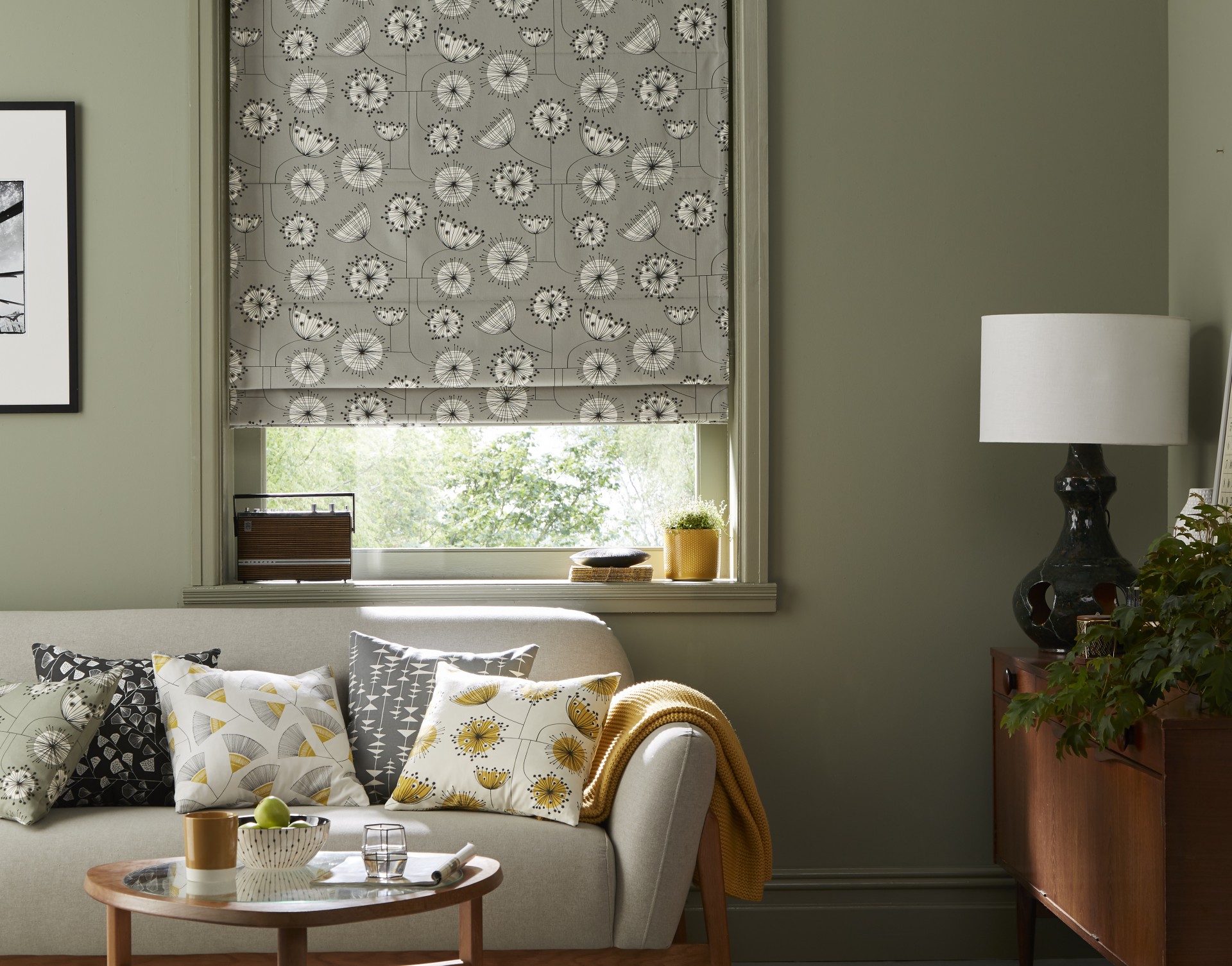 Tranquil snow drop curtains