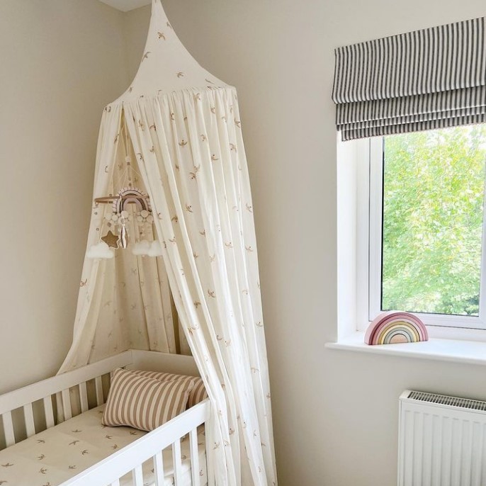 Ian Mankin Ticking Stripe 01 Black