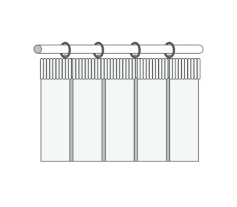 Pencil Pleat Heading 343x300