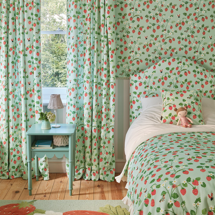 Strawberry Patch Curtains