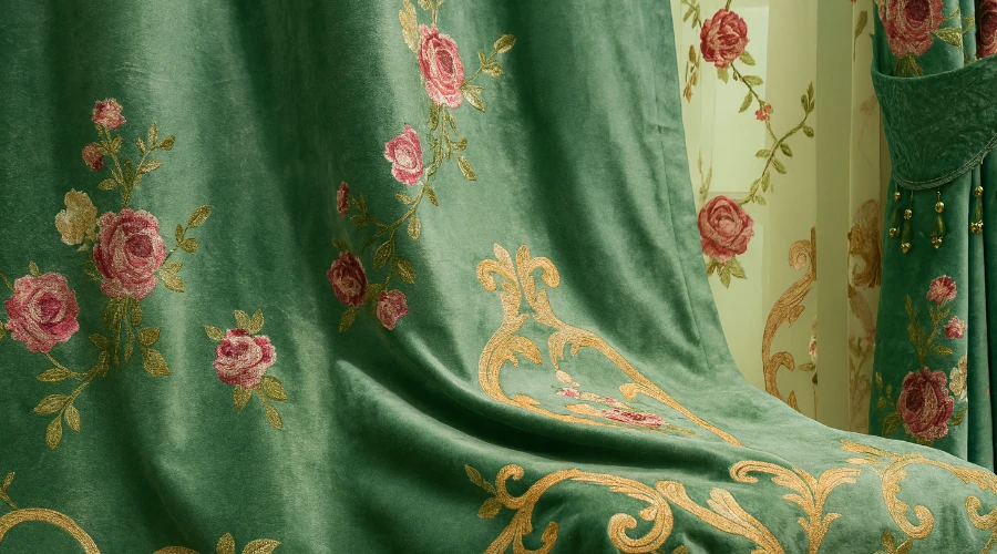 velvet made-to-measure curtains