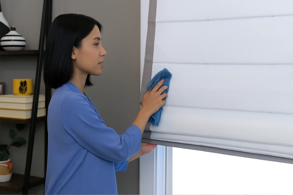How to Clean Roman Blinds Without Damaging Them