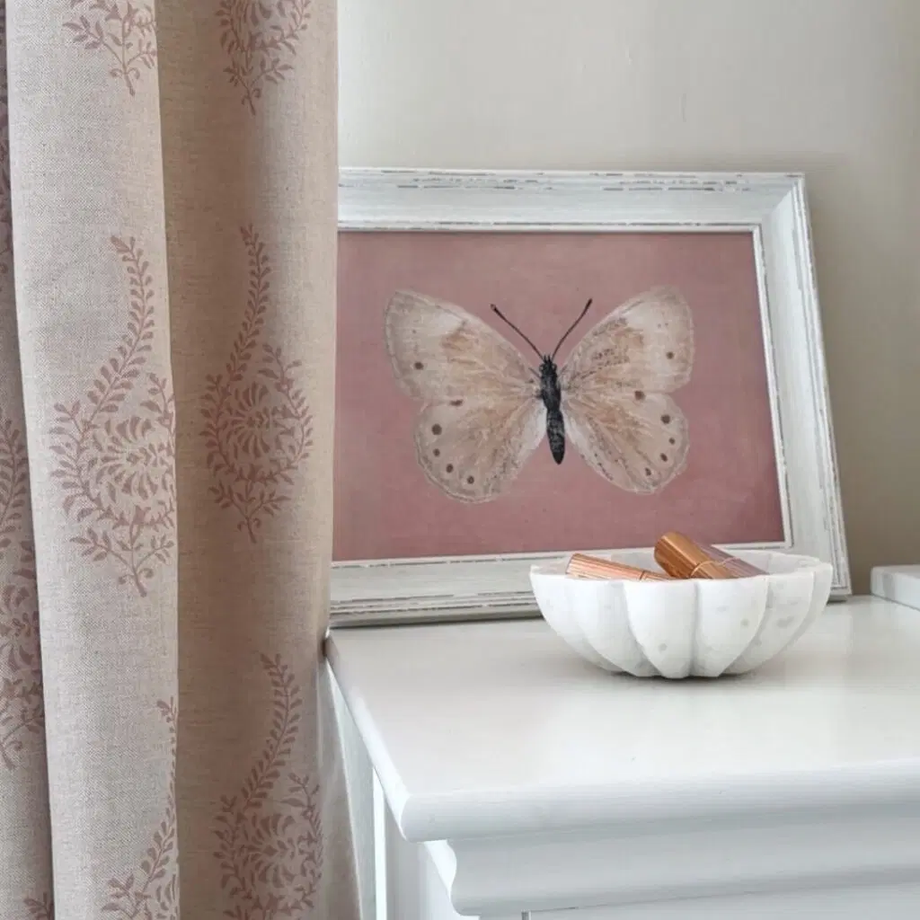 Humber Pink Bosque Dreams Velvet Forest curtain